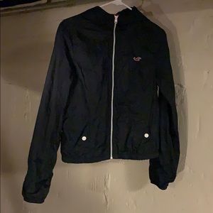 💐Dark blue full zip windbreaker